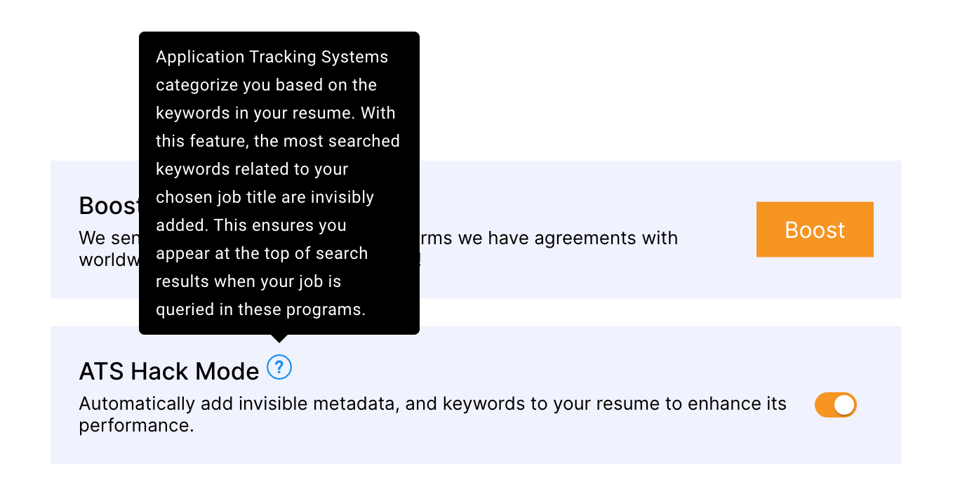 ats-Hack Resume Template